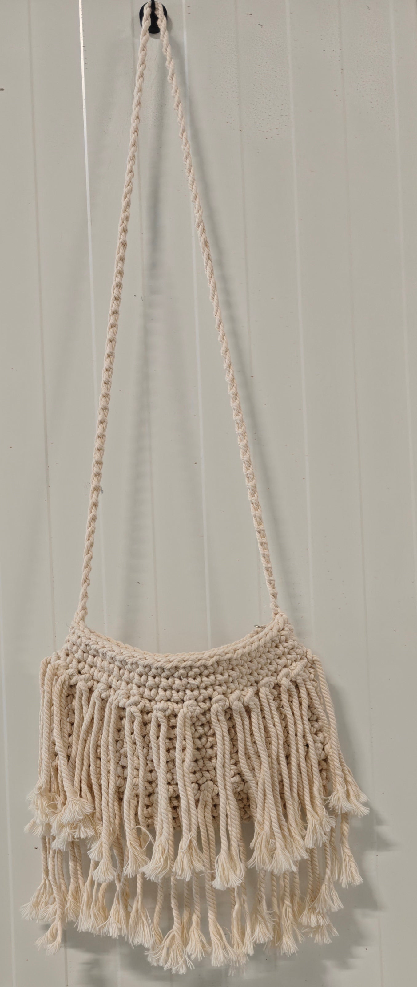 425089 Tas macrame met rits